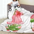 thumbnail image 6 of Fuzoiu Hello Summer Gnome Print Ultra-Soft Micro Fleece Blanket,All Seasons Flannel Throw, Lightweight Blanket for Bed, Sofa, Couch, Movie Night, Camping, and Travel-60"x50", 6 of 7