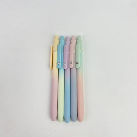 Quintrix Ball point pens, 5pcs 0.5mm Quick Dry Black