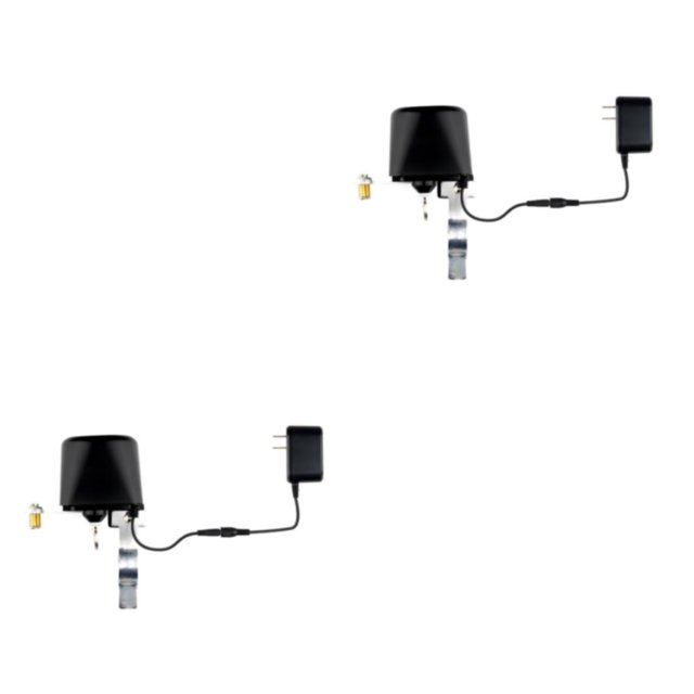 Cateissary Control remoto WiFi Controlador de válvula inteligente Interruptor de control de encendido / apagado inalámbrico Controladores de ZigBee 2piezas