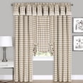 thumbnail image 3 of Ergode Buffalo Check Window Curtain Panel - 42x63 - Taupe, 3 of 3