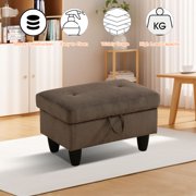 Upholstered Storage Ottoman