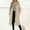 Khaki, variant on DPTALR George Women's Casual Warm Solid Color Hooded Wool Coat with Pockets and Buttons for Winter,Army Green,Size M