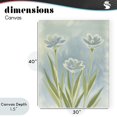 thumbnail image 4 of Stupell Industries Contemporary Three Blue Petals Canvas Art, 30 x 40, by Kim Allen, 4 of 8