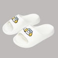 thumbnail image 7 of ITSAME Slippers for Girls, Quick-Dry Comfy Anti-Slip Open Toe Summer Bathroom Shower Slippers for Kids White 12-12.5(Little Kids), 7 of 7