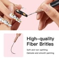 thumbnail image 3 of Set de 5 pinceles liner para nail art Komall, finos y de detalle, 3 of 6