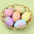 thumbnail image 6 of Apmemiss Clearance 6 Pcs Decorative Easter Eggs Easter Mini Eggs Pastel Easter Eggs Foam Speckled Eggs Easter Bird Eggs for Basket Fillers Spring Party Favors Home Centerpiece Decor, 6 of 8