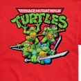 thumbnail image 3 of Teenage Mutant Ninja Turtles - Gaming Group And Logo - Men's Short Sleeve Graphic T-Shirt, 3 of 5