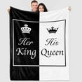 thumbnail image 1 of LHSHID Wedding Gifts for Couples Hubby and Wifey Honeymoon Married Blanket Anniversary Engagement Gifts for Couples Newly Engaged Unique Gifts for Him Personalized Wedding Gifts for the Couple, 1 of 6