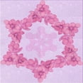 thumbnail image 1 of Ahgly Company Indoor Square Patterned Blossom Pink Area Rugs, 8' Square, 1 of 6