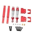 thumbnail image 3 of Amortiguador RC con juego de varillas de tracción, amortiguadores rellenos de aceite, kit de actualización profesional para bricolaje para camiones RC Rojo, 3 of 8