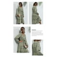 thumbnail image 3 of Women's Ruffle Countryside Style Long Sleeve Dress, 3 of 4