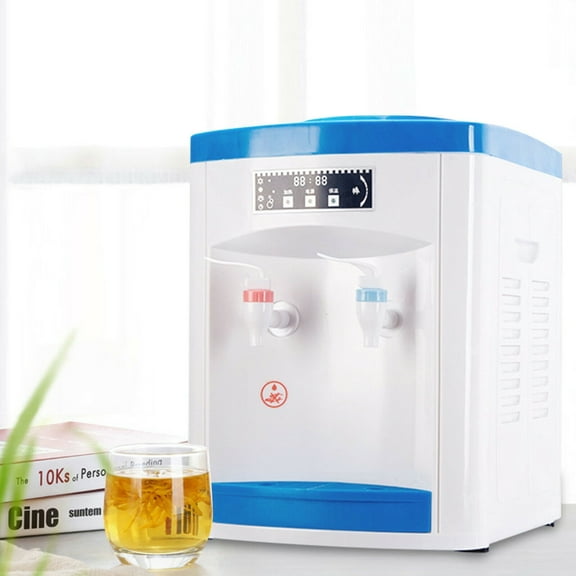 CNCEST Cold/Hot Desktop Water Dispenser, Electric Top Loading Drinking Machine 5 Gallon