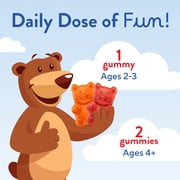 L’il Critters Immune C Daily Gummy Supplement Vitamin for Kids, for Vitamin C, D and Zinc for Immune Support, Orange, Lemon and Cherry Flavors, 60 Gummies
