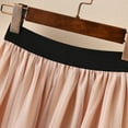 thumbnail image 6 of Fdrone Girls Tulle Mesh A-line Skirts Pleated Maxi Tulle Flowy Skirt High Waist Long Midi Skirts Solid Color Elastic Waist Skirts for Casual Party (3-5Years, Pink), 6 of 7