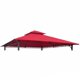 thumbnail image 3 of Toldo de repuesto para carpa ventilada de 10 pies International Caravan St. Kitts, rojo rubí, 3 of 5