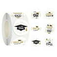 thumbnail image 1 of GUOOL 500 Pcs Autocollants de Graduation 1 Pieds' pour Emballage Cadeau de Célébration de Graduation, 1 of 8