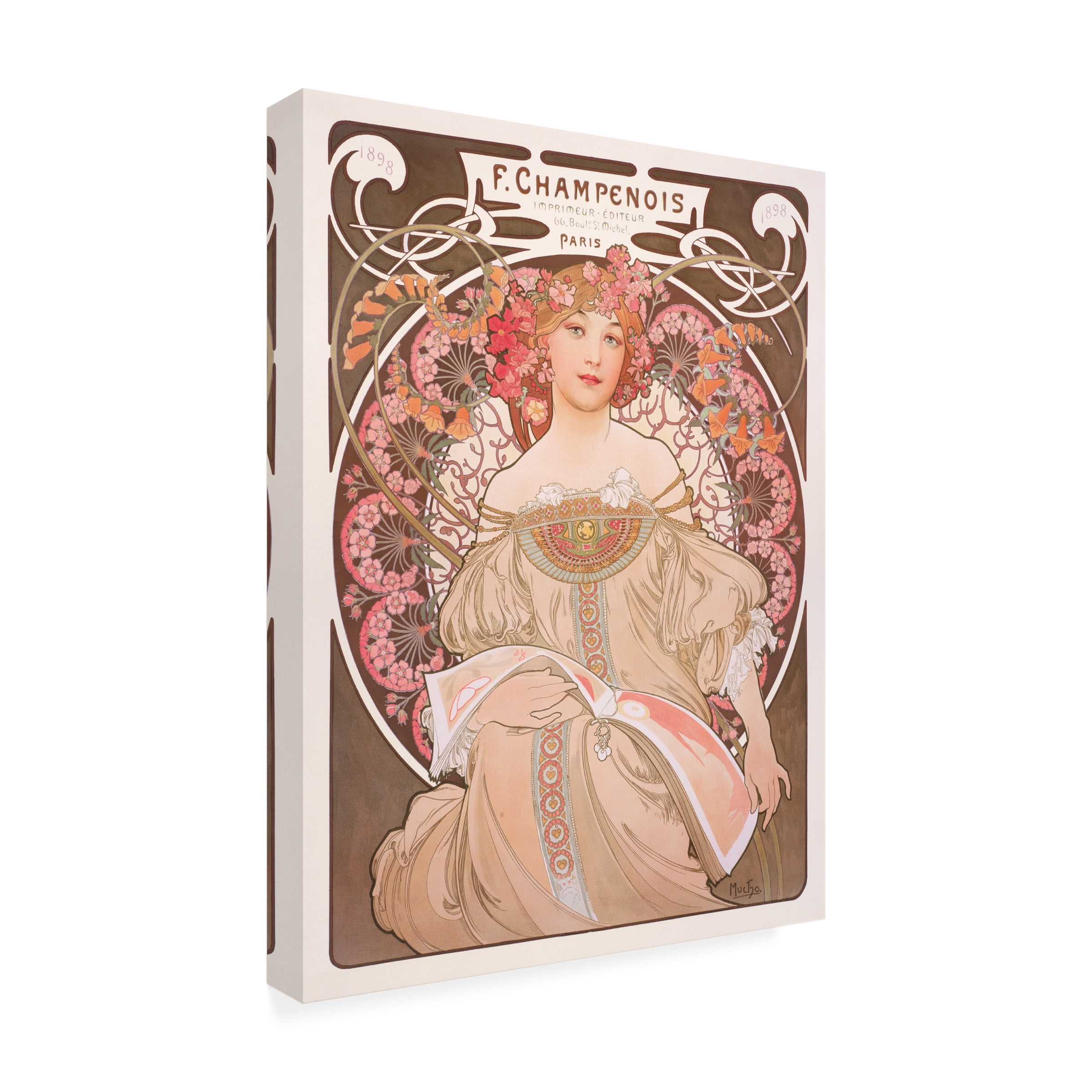 Alphonse Mucha 'Reverie' Canvas Art