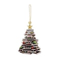 thumbnail image 2 of Colgante de árbol de libros,Adorno para árbol de Navidad con forma de libro,Colgante decorativo acrílico con forma de pila de libros,Adorno colgante para estantería,regalo para amantes de, 2 of 8