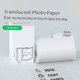 thumbnail image 3 of PeriPage Thermal Paper,Paper Friction-Proof A6/A8/A9/A9s/A9 /A9 /A9 Max/A9s Max Thermal Thermal Paper Roll Sticky Paper Max BT Pocket x 30mm Sticker Adhesive Thermal Paper Thermal Paper Roll, 3 of 6