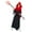 Black, variant on PINQI Boys 4pc Halloween Cape Outfits Long Sleeve Tops Clothes Hairband Belt Clothes Sets Kids Thin Halloween Party 5-10 Years