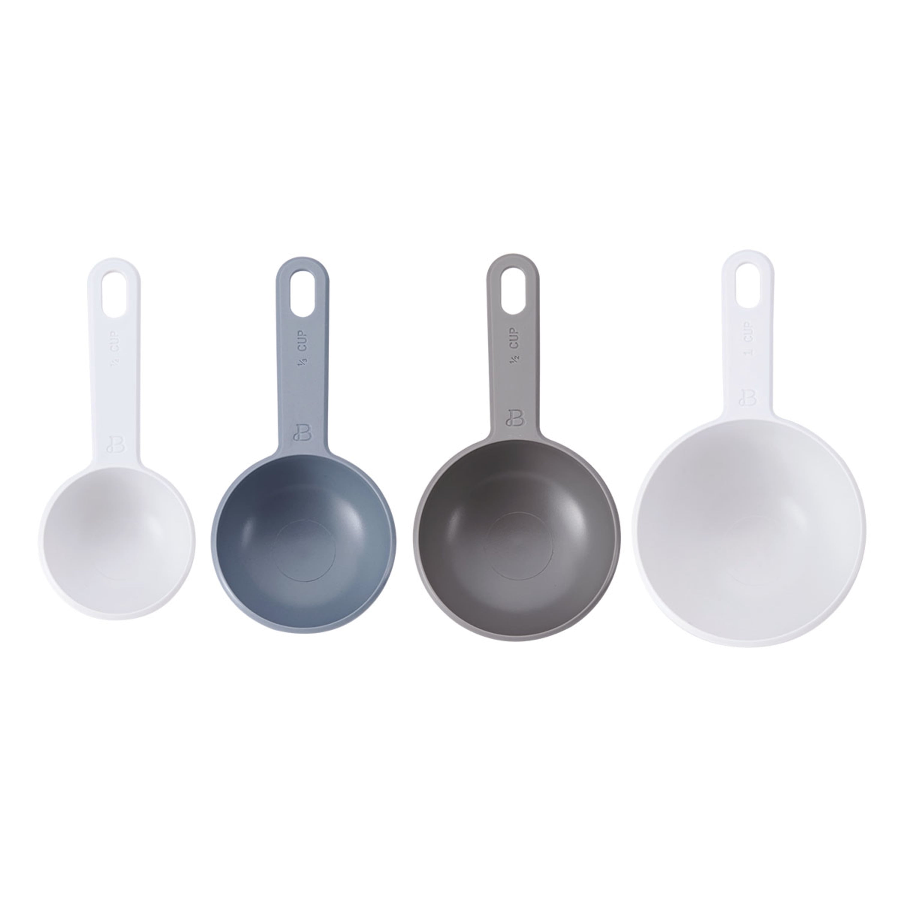 Beautiful Nesting Measuring Cups with Ring in Assorted Colors by Drew Barrymore