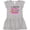 AC-Heather Grey, variant on Inktastic I Watch Football with My Daddy Girls Toddler Dress