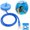 39.4 inch Single, variant on Swimming Snorkel Semi-Dry Tube Floating Anti-Splash Intake Long Tube for Pool Ocean Stable Airflow Dual-Channel Lightweight Diving Breathing Tube