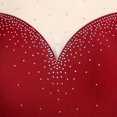 thumbnail image 5 of TiaoBug Sheer Mesh Long Sleeve Dance Leotards for Womens Ballet Leotard Gymnastics Bodysuit Burgundy XL, 5 of 7