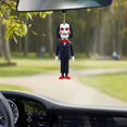 thumbnail image 2 of Adornos para árbol de películas de terror, adornos colgantes creativos de terror para Halloween, adornos colgantes de terror para coche, mini adornos para árbol de Halloween, adornos navideños para de, 2 of 3