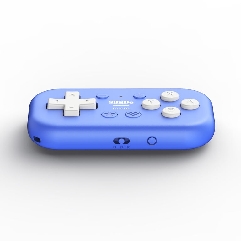 8Bitdo Micro Bluetooth Gamepad Pocket-sized Mini Controller (Blue
