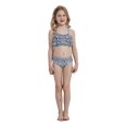 thumbnail image 3 of 3pcs Mermaid Tails Kids Swimsuit Costumes With Monofins Bikini Swimming Cosplay Little Mermaid Tail For ChildrenXL(135-145cm height), 3 of 4