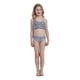 thumbnail image 3 of 3pcs Mermaid Tails Kids Swimsuit Costumes With Monofins Bikini Swimming Cosplay Little Mermaid Tail For ChildrenXXL(145-155cm height), 3 of 4