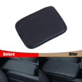 thumbnail image 3 of Cojín de cuero para reposabrazos de coche, funda protectora para consola central, accesorios, 3 of 5