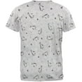 thumbnail image 2 of Retro Penguin Men's Soft T-Shirt White LG, 2 of 2