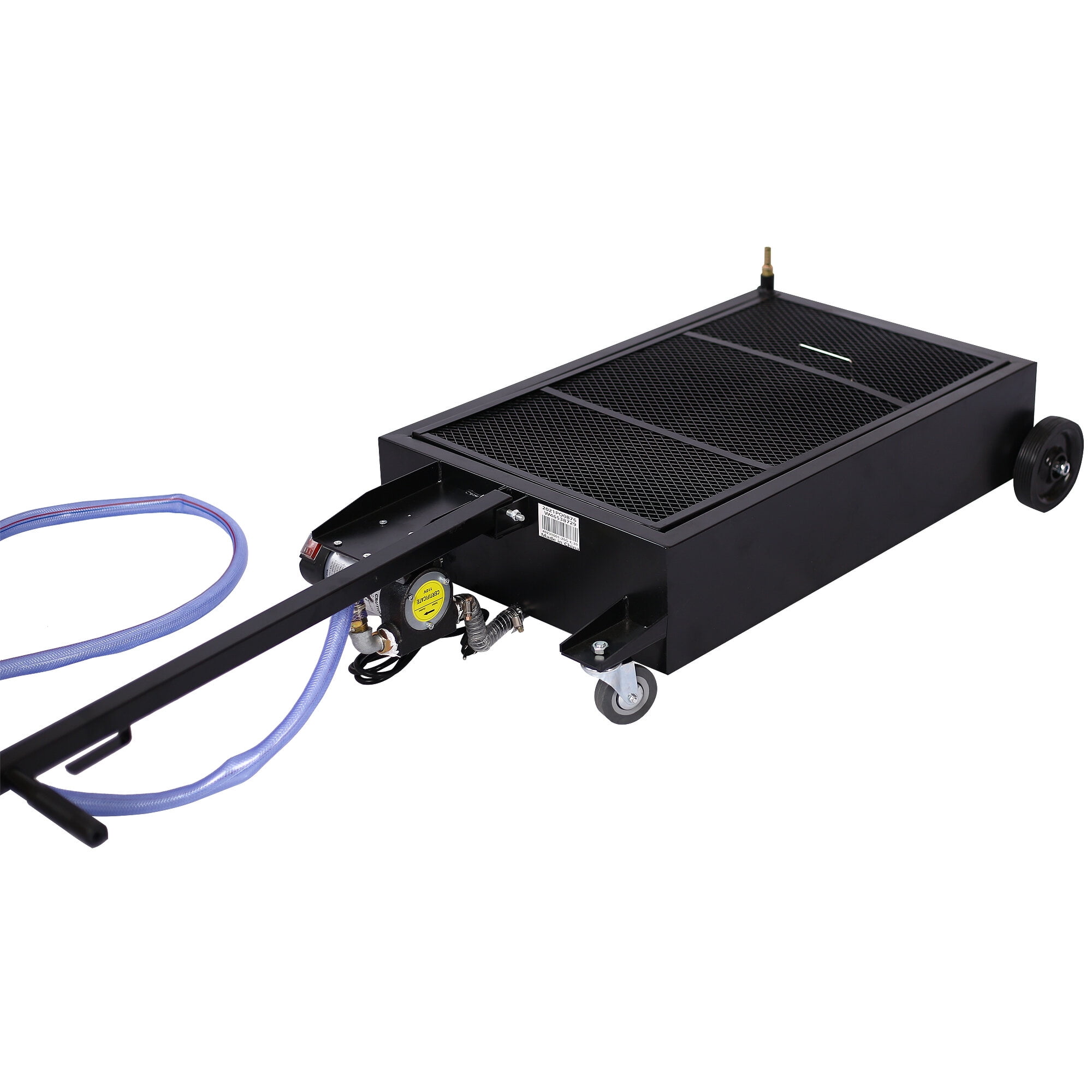 25 gallon low profile oil drainer ,with electric pump,