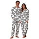 thumbnail image 5 of TaTaai Cozy Couple Matching Pajama Set, Christmas Valentine's Day Matching Loungewear, Long-Sleeve Round Neck Double Pocket Set Gift, 5 of 8
