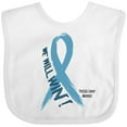 thumbnail image 3 of Inktastic We Will Win Against Prostate Cancer Ribbon Boys or Girls Baby Bib, 3 of 4