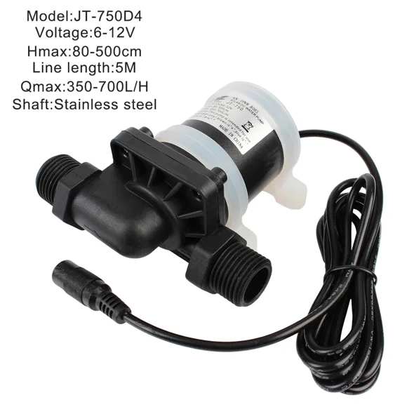 Dc 12/24V Brushless Solar Motor Water Pump Floor Heating Booster Pump 12V (5M)