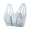 🔥 Blue, variant on Everyday Bras Front Closure Bras Push up Lingerie for Women Sostenes Para Mujer Sin Varillas Breathable Front-Closure Wireless Breathable Support Bra Solid Color Easy-On Front Clip Design