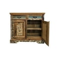 thumbnail image 5 of handmade Handcard Solid Wood 2 - Door Cabinet | Farmhouse Style Small Storage Cabinet | Dining Room Buffet With Painted Patina, 5 of 10