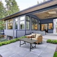 thumbnail image 4 of Four Seasons Courtyard Norwalk Slat Top Aluminum All Weather Dining Table, 4 of 8