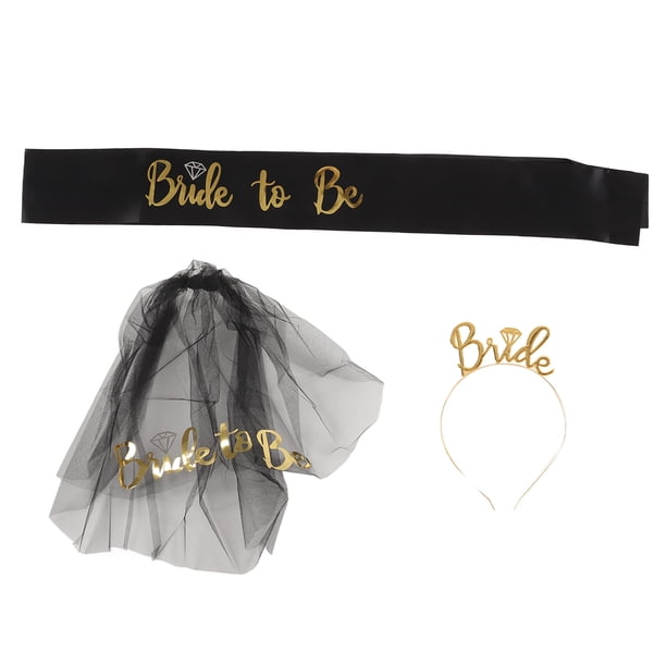 Bride To Be Tiara Encuadernación Clásica Bride To Be Satin Sash Para Despedidas De Soltera Para Despedida De Soltera ANGGREK Arte y Manualidades