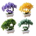 thumbnail image 4 of Simulation Fake Potted Bonsai Tree Artificial Plant Desk Ornament Home Decor, 4 of 10