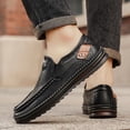 thumbnail image 3 of Men's Slip On Loafers, Hand Stitched Casual Driving Shoes for Daily Business Walking, 3 of 3