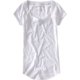 thumbnail image 1 of Aeropostale Solid Crew - Camiseta básica para mujer, color blanco, grande, 1 of 1