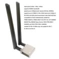 thumbnail image 4 of Tarjeta Inalámbrica WiFi 6, Adaptador WiFi AX211 Triple Banda AX211NGW Con 2 Antenas Para Escritorio, 4 of 7