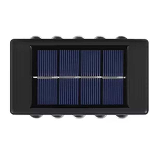 Aplique Solar de Pared para Exteriores, Impermeable, para Decoración de Jardín, Luces de Pared Hacia Arriba y Hacia Abajo, Impermeable, para Bañador de Pared Externo, Lámpara Solar