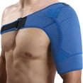 thumbnail image 1 of L-Shoulder Brace Adjustable Neoprene Shoulder Brace for Women and Men, Compression Bandage Shoulder Support for Tendonitis Shoulder Dislocation Sport Injury Recovery, Left and Right Shoulder, 1 of 5
