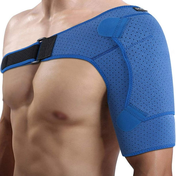 L-Shoulder Brace Adjustable Neoprene Shoulder Brace for Women and Men,  Compression Bandage Shoulder Support for Tendonitis Shoulder Dislocation  Sport