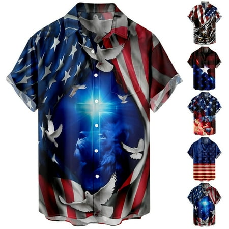 

Mens Urban Stylish Casual Shirt Beach Tops